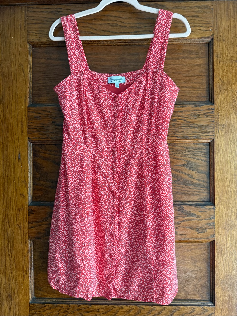 & OTHER STORIES Ditsy Floral Viscose Mini Dress Button Down Sleeveless US 8